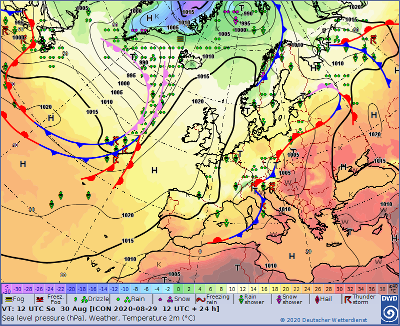 UK and europe weather forecast latest, august 31: warmer temperatures to sweep across the uk